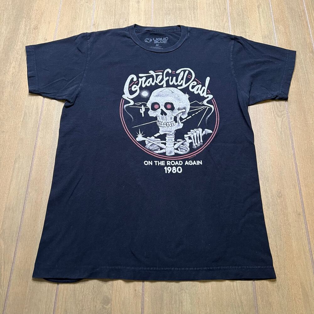Vintage 2016 Grateful Dead On The Road Again T-Shirt Men's Medium Y2K